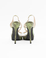 John Galliano Snakeskin Heels - EU 39