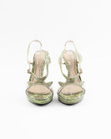 John Galliano Snakeskin Heels - EU 39