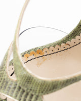 John Galliano Snakeskin Heels - EU 39