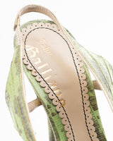 John Galliano Snakeskin Heels - EU 39