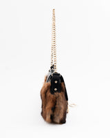 Dolce & Gabbana Fur Chain Shoulder Bag