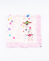 Louis Vuitton X Takashi Murakami Panda Wave Silk Scarf