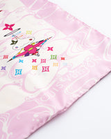 Louis Vuitton X Takashi Murakami Panda Wave Silk Scarf