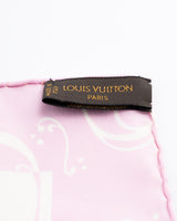 Louis Vuitton X Takashi Murakami Panda Wave Silk Scarf