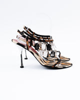 Dior Dog Tag Heels - EU 38