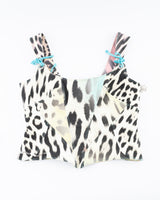 Cavalli Leopard Print Corset