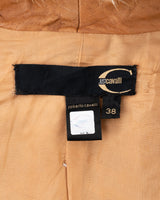 Cavalli Fur Fitted Jacket