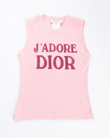 J'adore Dior Ribbed Tank Top