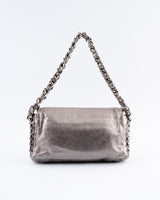 Chanel CC Metallic Chain Flap Bag