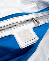 Fendi Silver Sequin Baguette