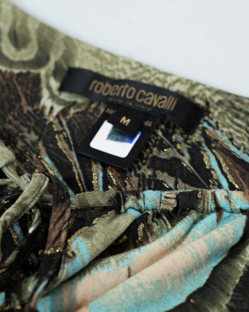 Cavalli Feather Print Top