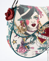 Dior Tattoo "Dior Loves John" Saddle Bag