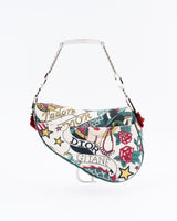 Dior Tattoo "Dior Loves John" Saddle Bag