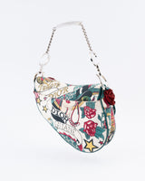 Dior Tattoo "Dior Loves John" Saddle Bag