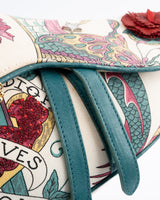 Dior Tattoo "Dior Loves John" Saddle Bag