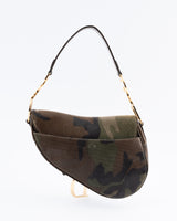 Dior Camo Saddle Bag