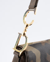 Dior Camo Saddle Bag