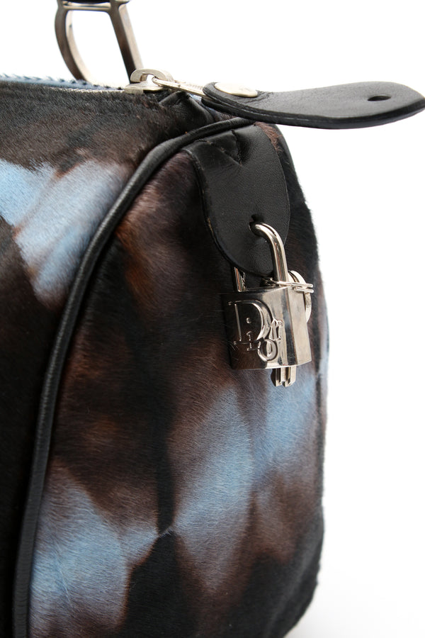 Dior Pony Hair Boston Bag