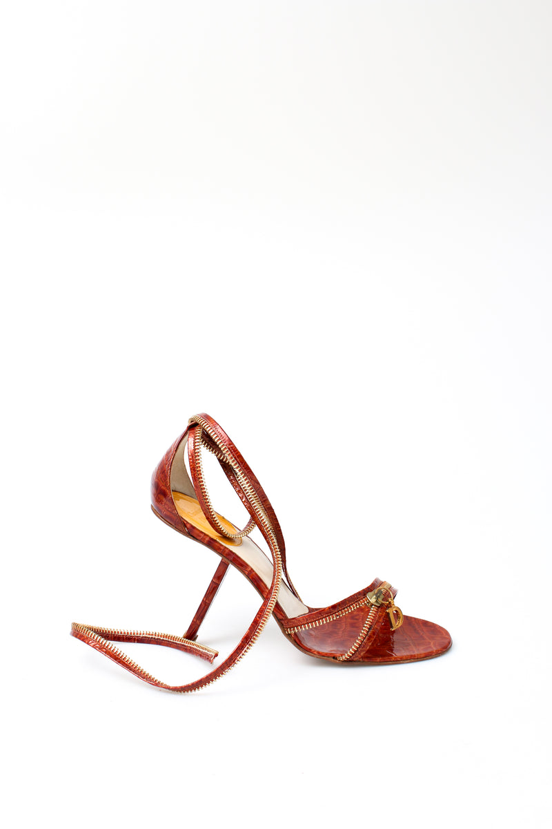 Dior Zip Croc Heels