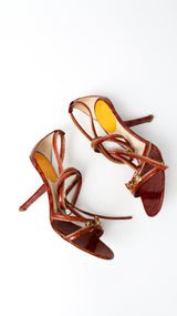 Dior Zip Croc Heels