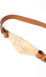 Dior Leather Logo Belt
