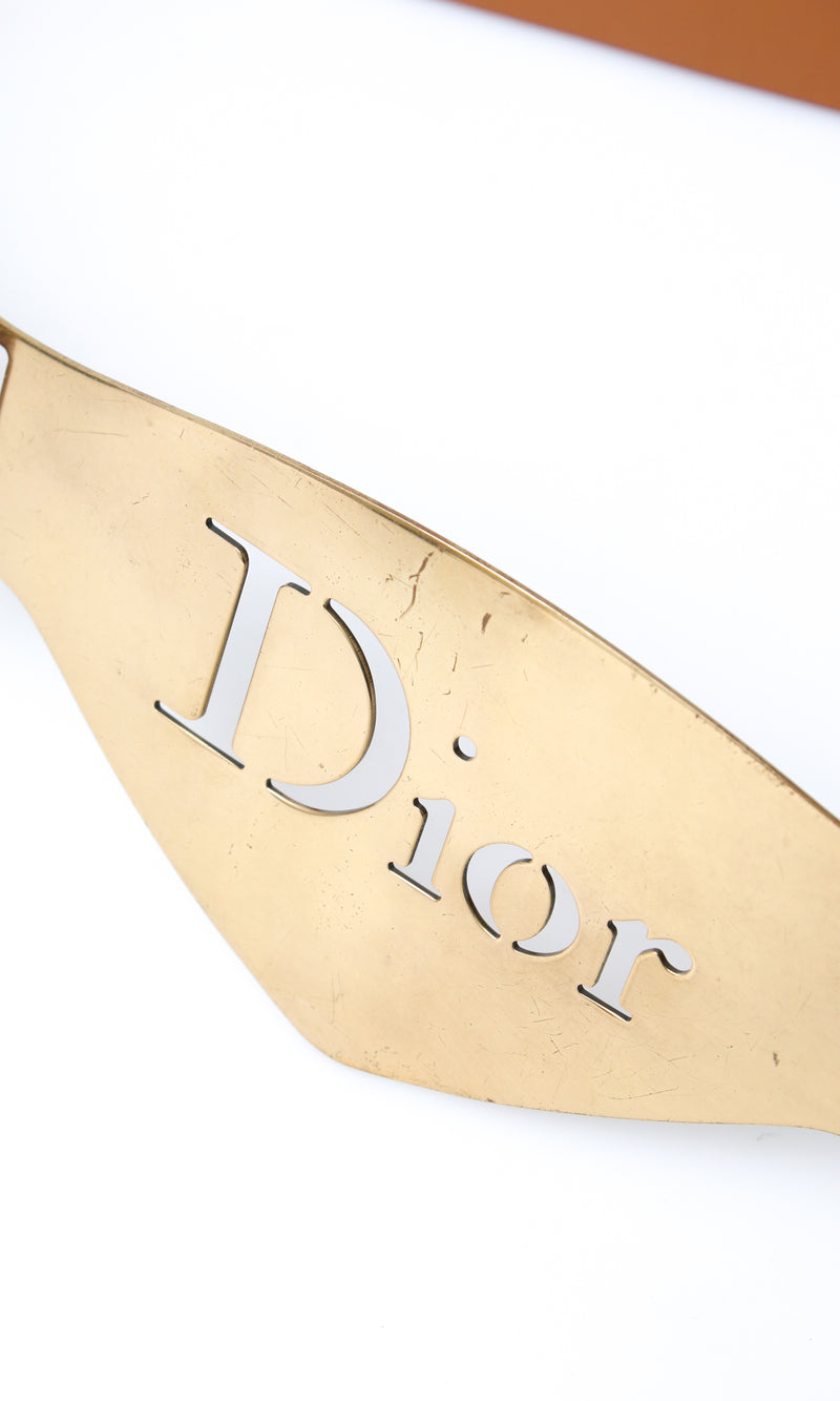 Dior Leather Logo Belt