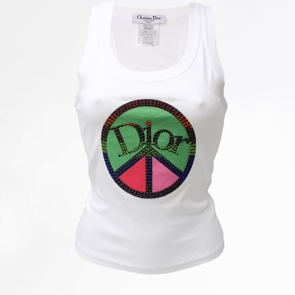 トップス Christian Dior 2005 Peace Tank Top DiorPeaceTank_600x600_crop_cen
