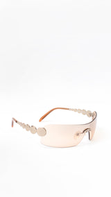 Dior Ruthenium/n Rimless Sunglasses