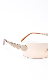 Dior Ruthenium/n Rimless Sunglasses