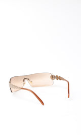 Dior Ruthenium/n Rimless Sunglasses