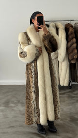 Vintage Lynx Fox Fur Coat
