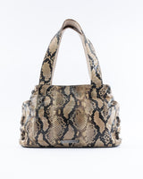 Chrome Hearts JJ Dean Python Snakeskin Leather Bag