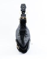 Dolce & Gabbana Python Embossed Leather Shoulder Bag