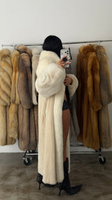 Vintage Fox & Mink Fur Coat