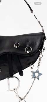 Dior Hardcore Piercing Saddle Bag