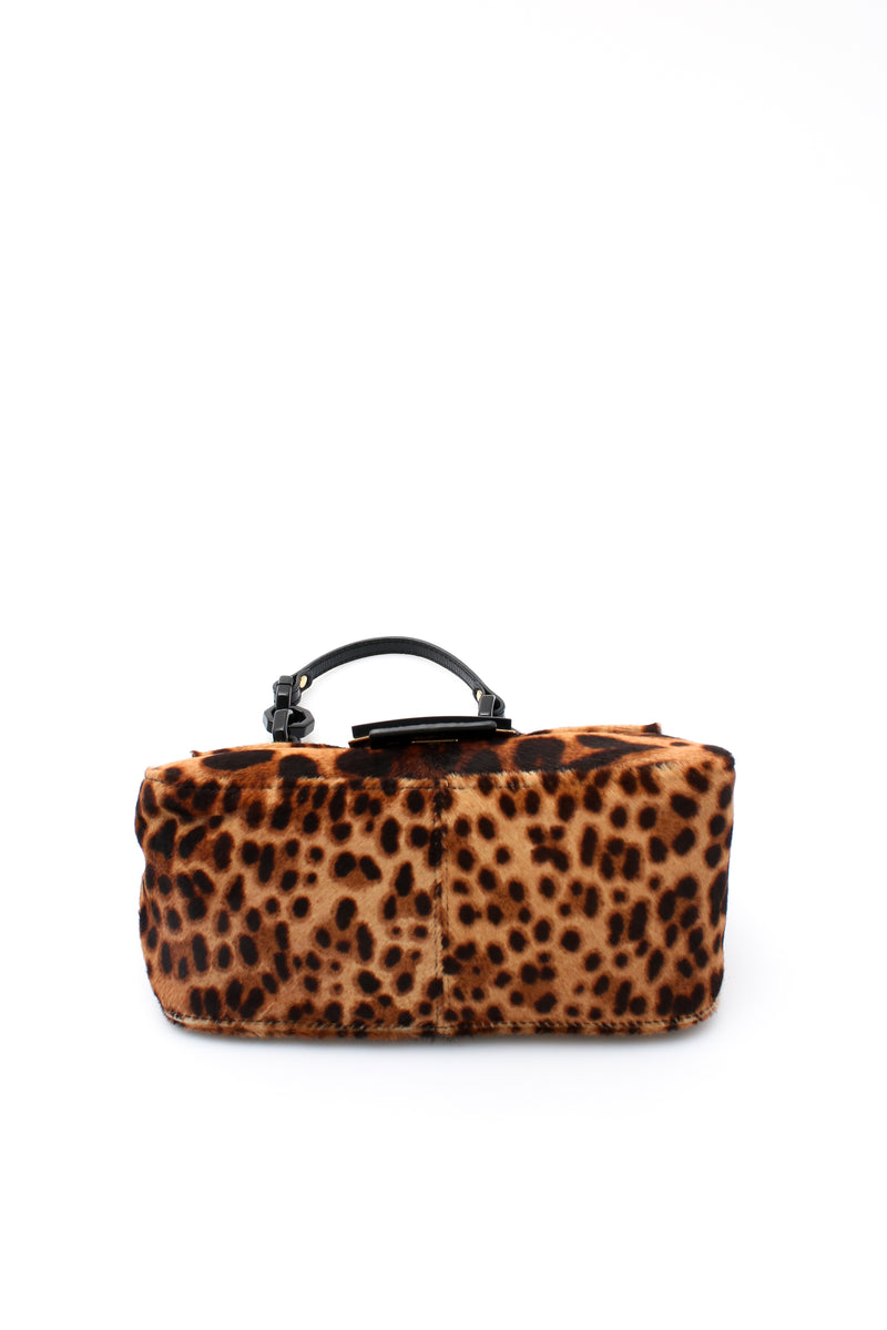 Fendi Leopard Pony Hair Mini Mamma Baguette