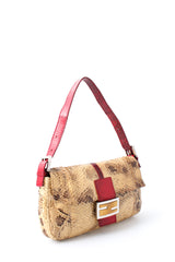 Fendi Python Lizard Baguette Bag