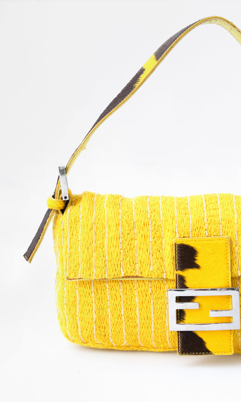 Fendi Beaded Baguette Bag