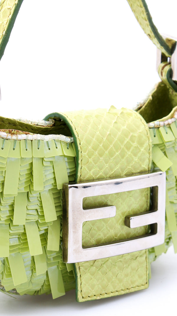 Fendi Python Mini Croissant