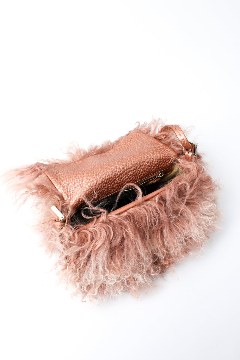 Fendi Mongolian Fur Baguette Bag
