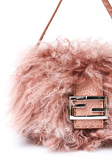 Fendi Mongolian Fur Baguette Bag