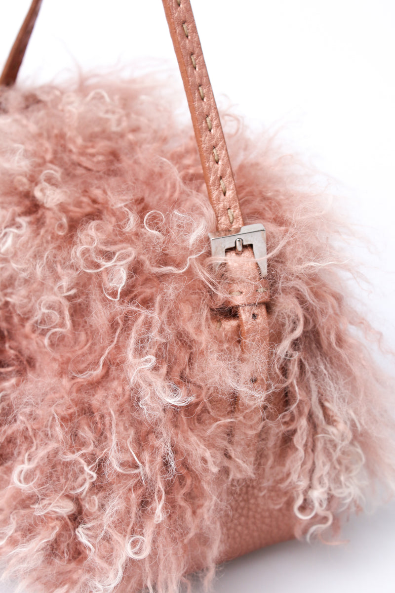 Fendi Mongolian Fur Baguette Bag
