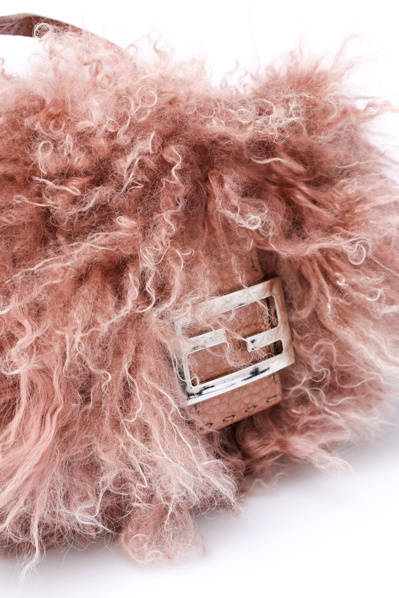 Fendi Mongolian Fur Baguette Bag