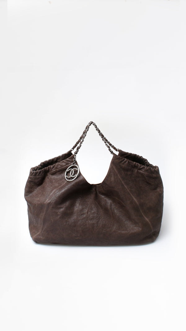 Chanel Coco Cabas Hobo Tote Bag