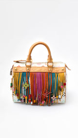 Louis Vuitton X Takashi Murakami Monogram Fringe Speedy 25