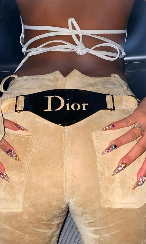 Dior Suede Trousers