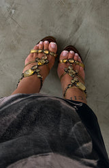 Giuseppe Zanotti Metallic Gold Heels - EU 40.5