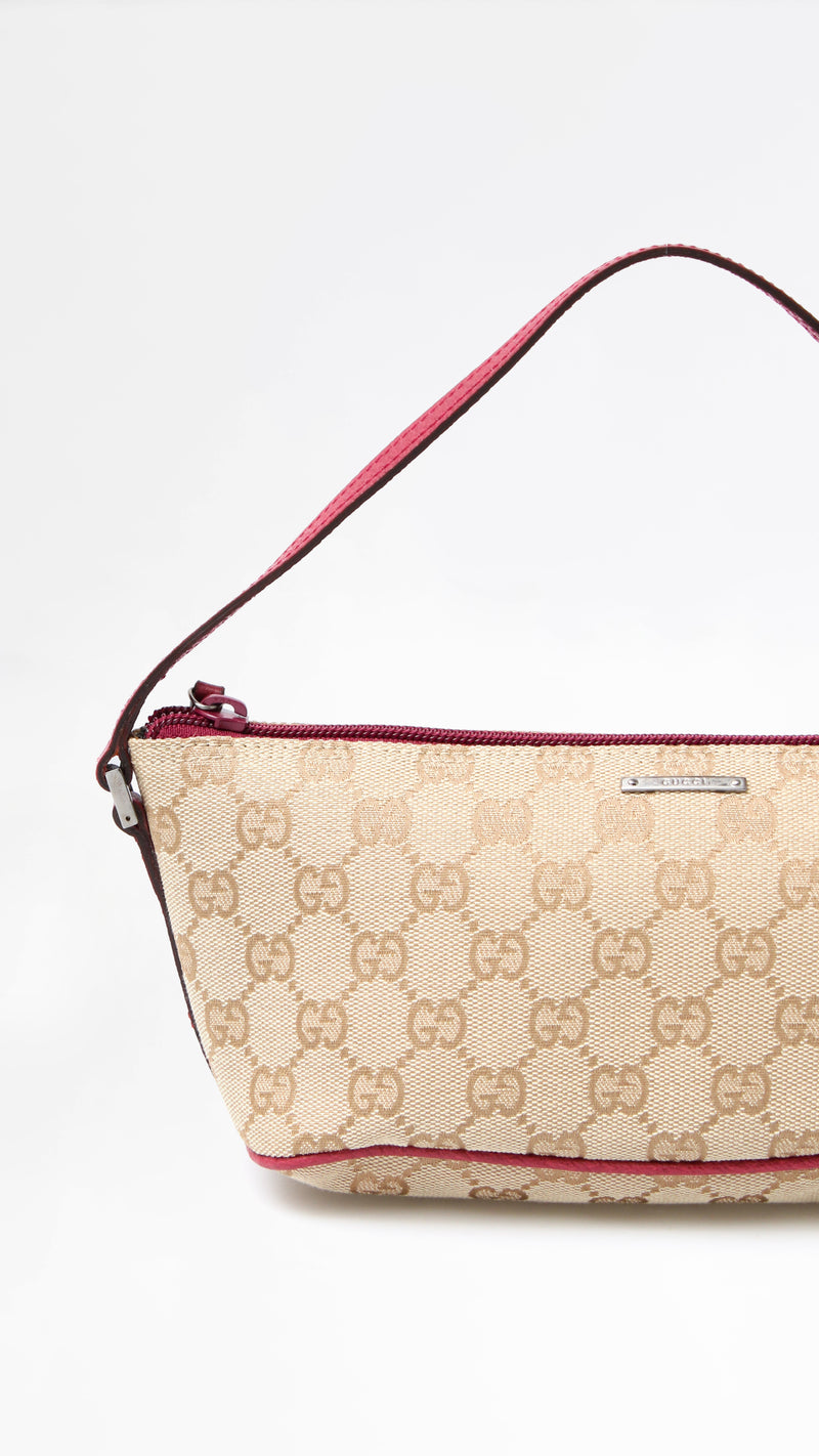 Gucci Monogram Boat Pochette