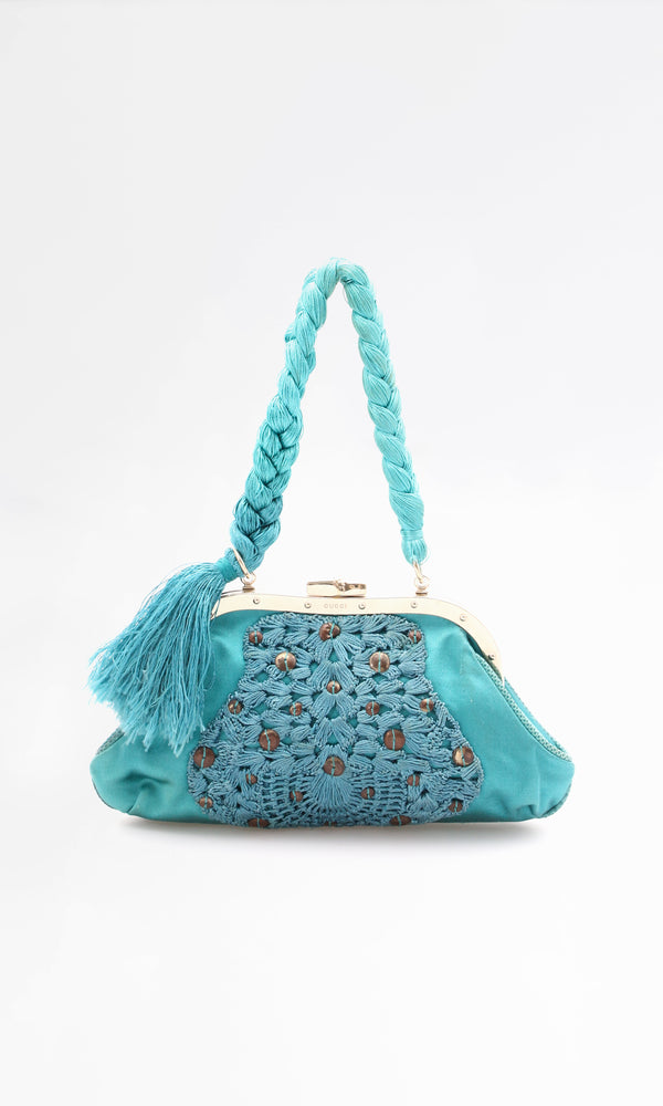Gucci Satin Fringe Mini Bag
