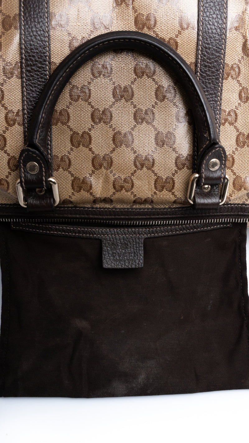 Gucci Monogram Boston Bag